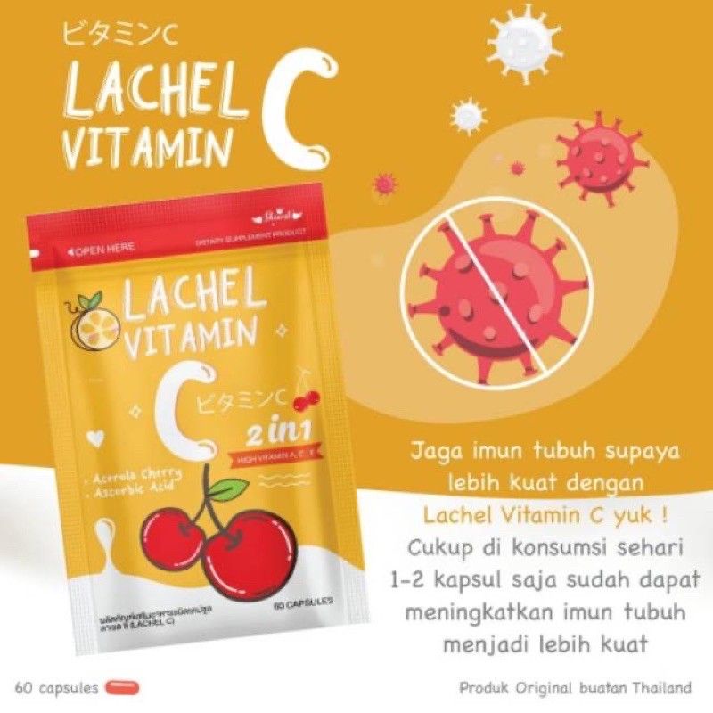 LACHEL VIT C / LACHEL VITAMIN C 100% ORIGINAL THAILAND