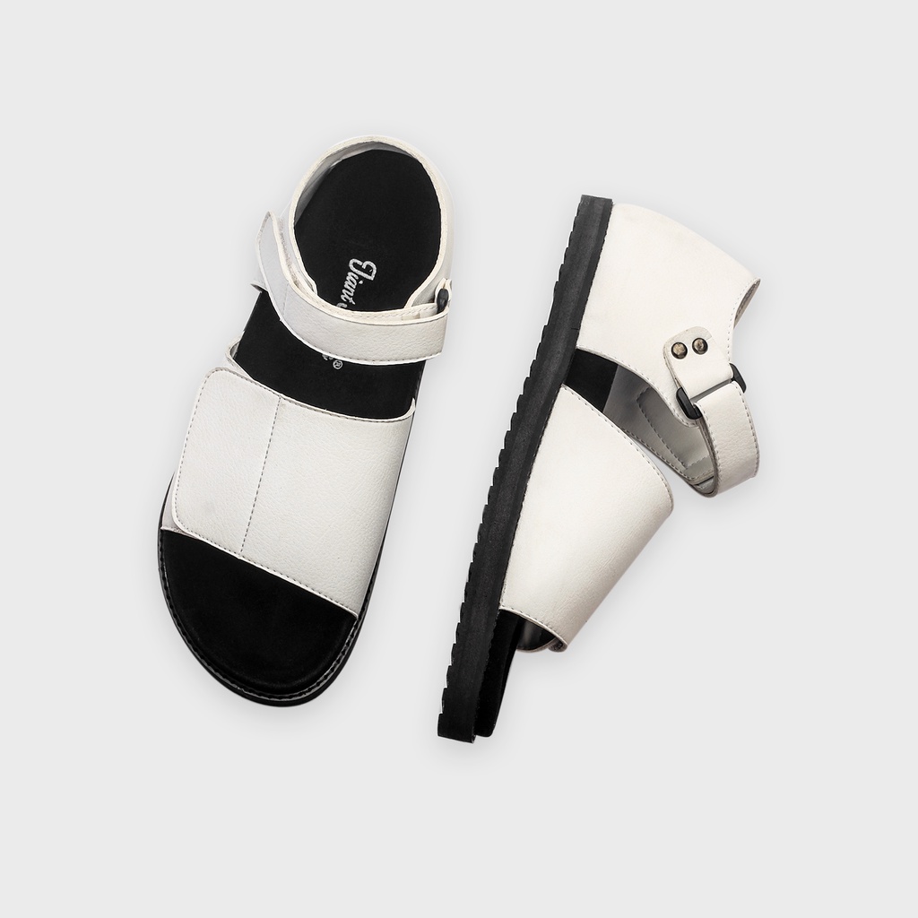 RORIN WHITE |ManNeedMe x GFLAMES| Sandal Jepit Pria Casual Sendal Slide ORIGINAL