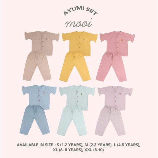 Mooi Ayumi Set / Setelan Anak