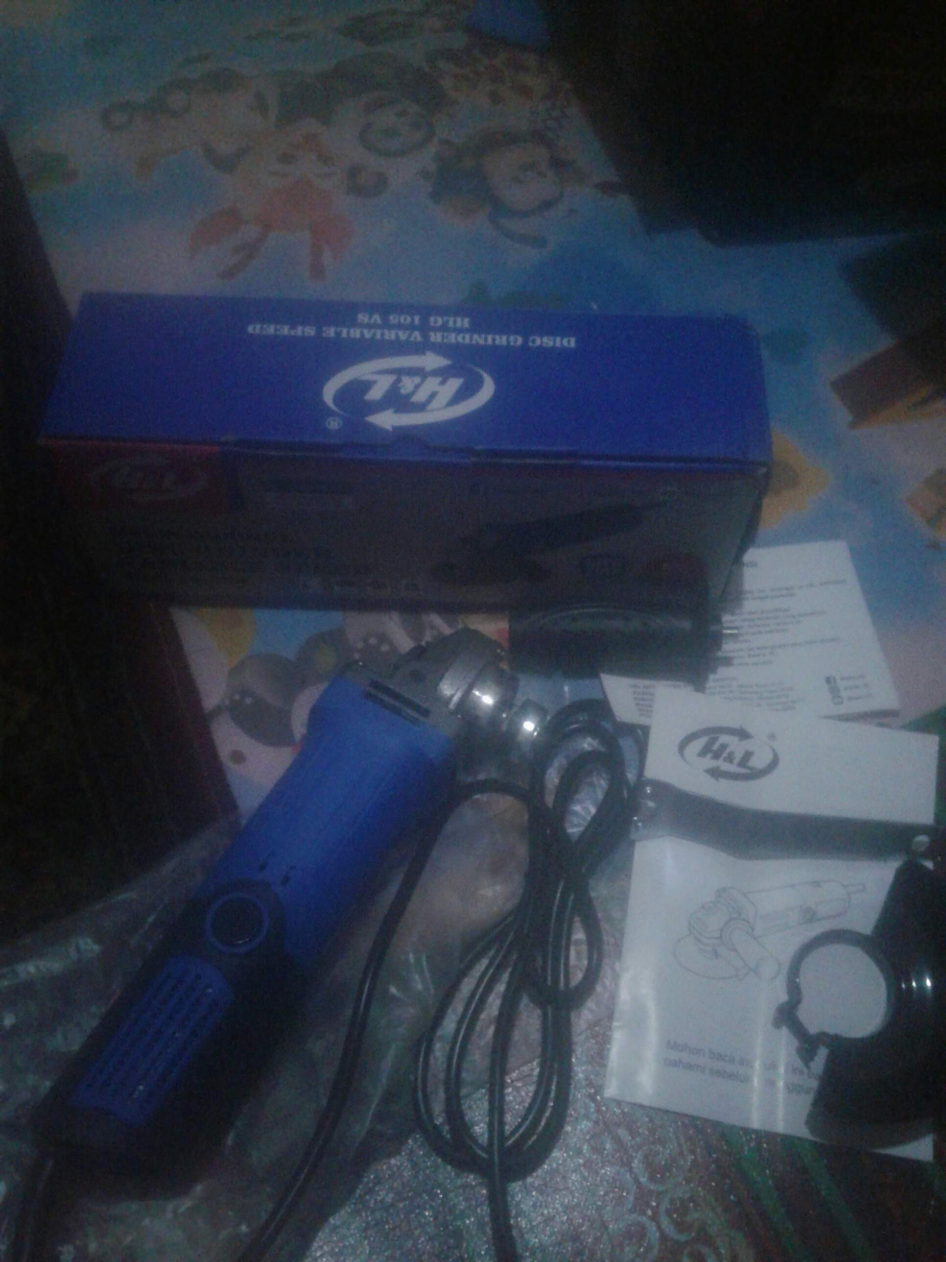 Mesin Gerinda/gurinda Tangan/disc Grinder 4 Hlg 105 Vs Variable Speed