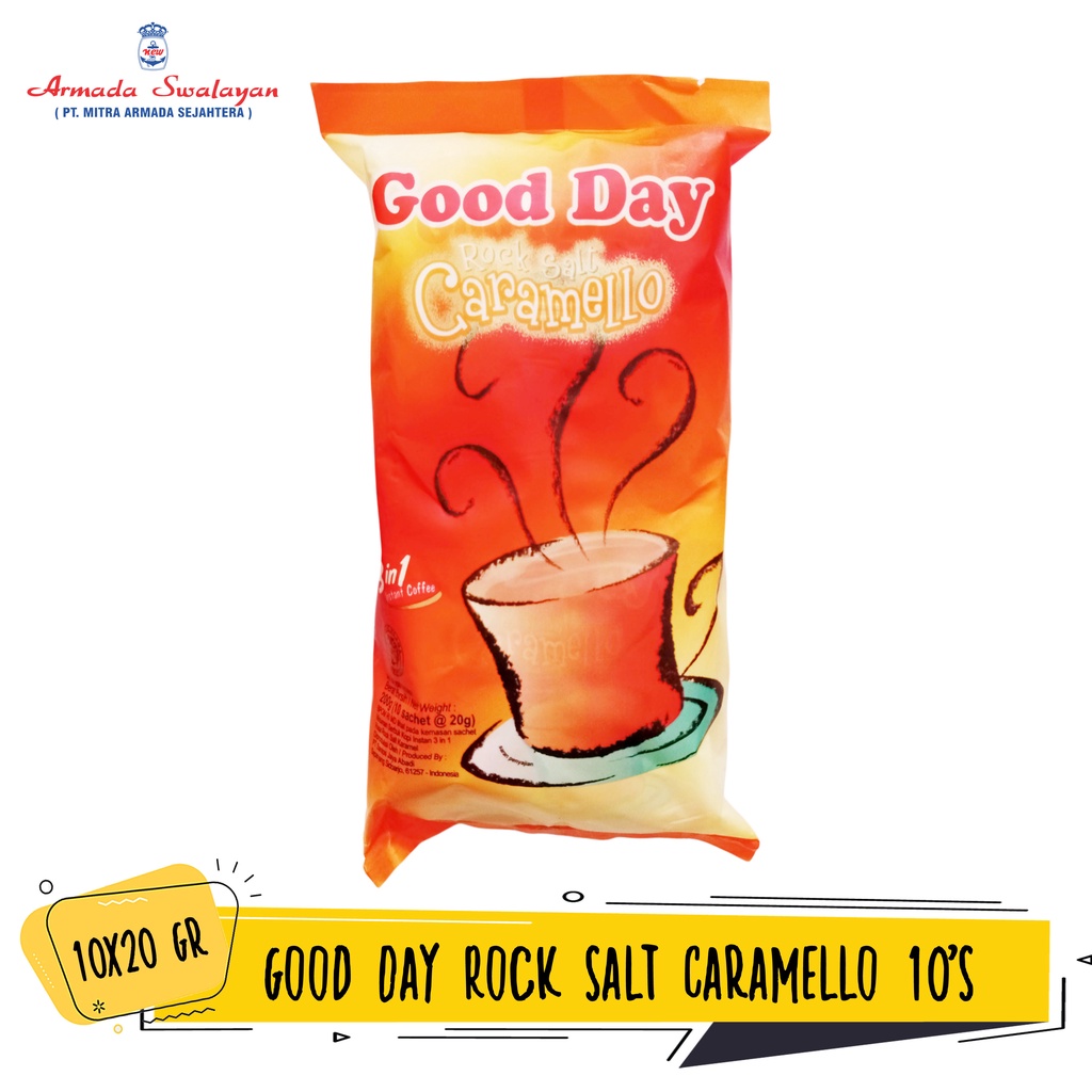 

Good Day Rock Salt Caramello 10's Bag