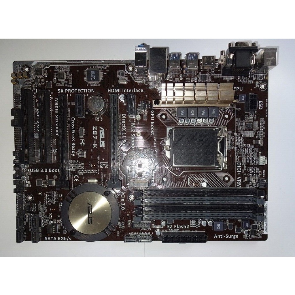 Motherboard ASUS Z97-K LGA 1150 B85 H81 H87 H97 Q85 Q87 Z87 4-slot RAM 2-slot VGA