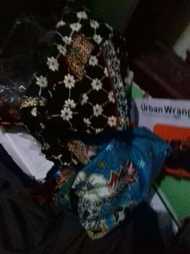 Promo Batik Couple Keluarga Sarimbit Sania Ruffle Batik Ori Ndoro Jowi Motif Sinaran