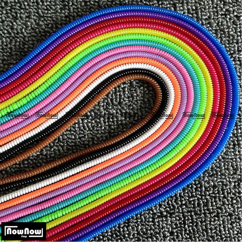Pelindung Kabel Spiral Pelapis Cord Cable Protector 1 warna single tone color