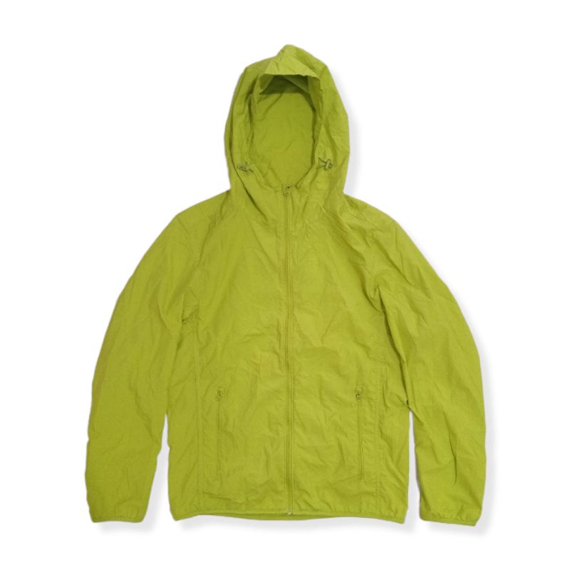 Jaket uniqlo running sepeda stabilo second