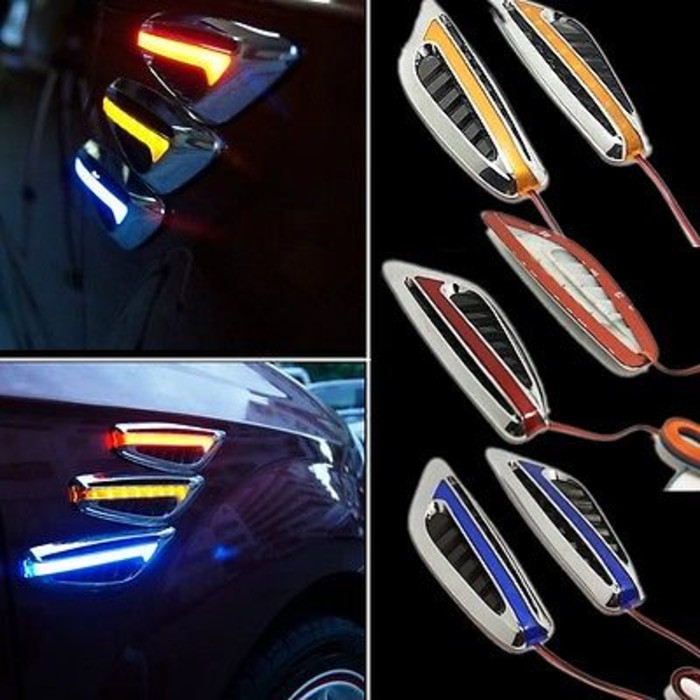 Side Marker Light, Lampu Sein Led Samping Mobil Kuning