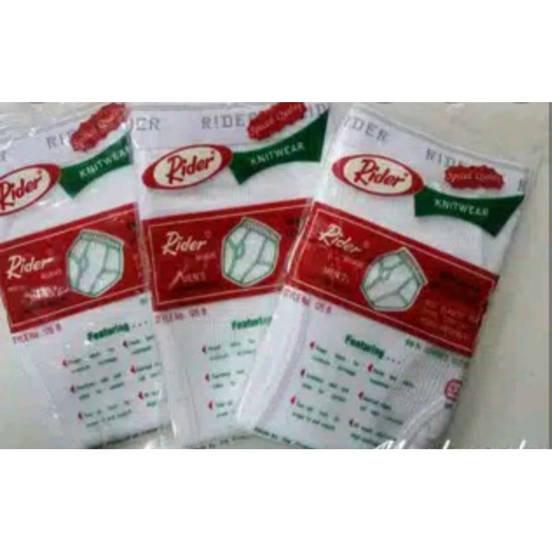 CD CELANA DALAM PRIA RIDER PUTIH