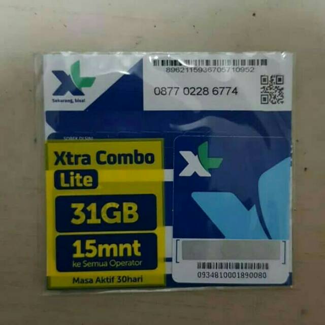 Kartu kuota xl combo