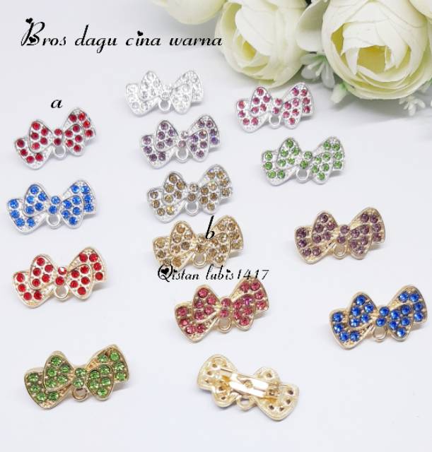 Bros dagu cina mix warna dan model 144pcs