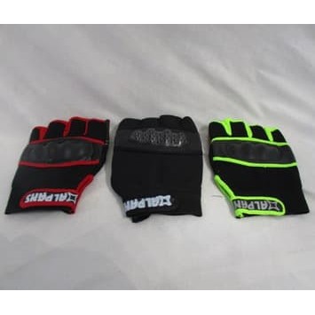 Sarung Tangan Biker Half Warna/Sarung Gloves Sport/Motorcycle ALPANS kualitas ok