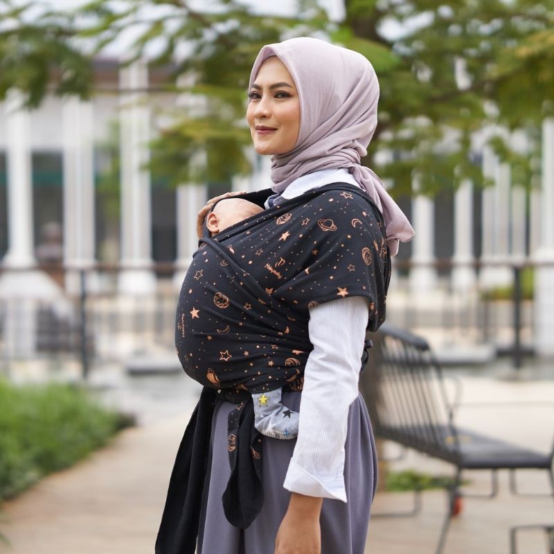 Gendongan Depan Bayi 3 in 1 Mshaped MobyMoby size S