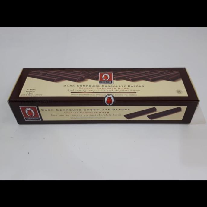 

Cokelat Stick Baton Tulip / Dark Compound Chocolate Batons Tulip 1.5kg