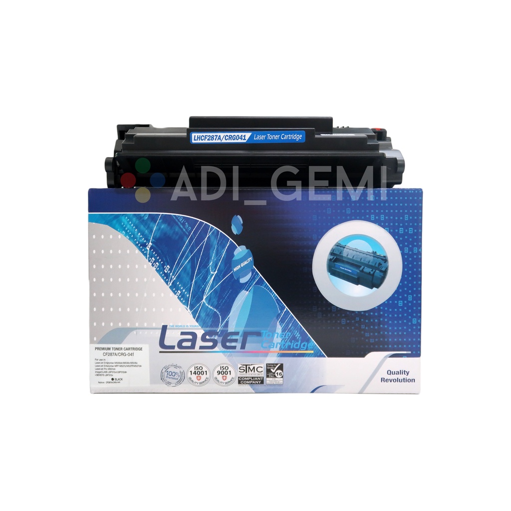 Compatible Toner Cartridge CF287A/CRG-041 - HP LaserJet Enterprise M506dn M506n M506x