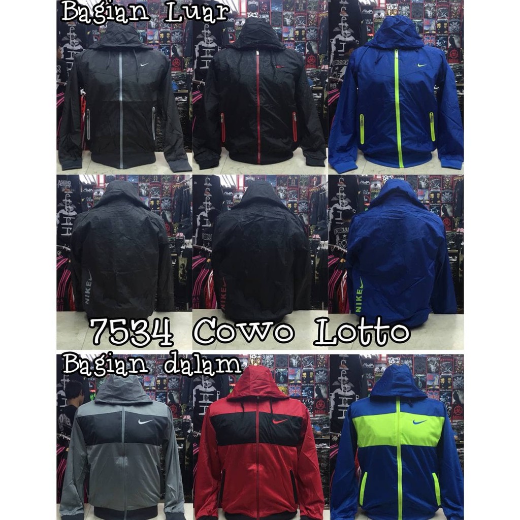 SALE... Jaket Gunung Lotto BB Bolak Balik 7534 Grade Ori Outdoor Sport Hiking