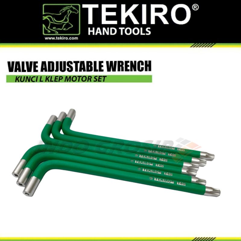 TEKIRO Kunci Stel Klep Motor / Kunci L Klep Motor Valve Adjustable Wrench 3 MM T40