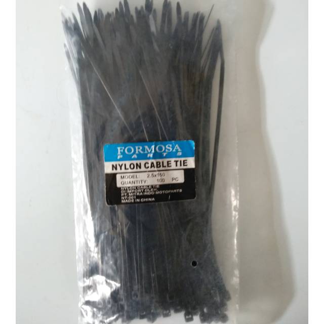 Kabel tis merk formosa uk.15 cm.isi 100 pcs