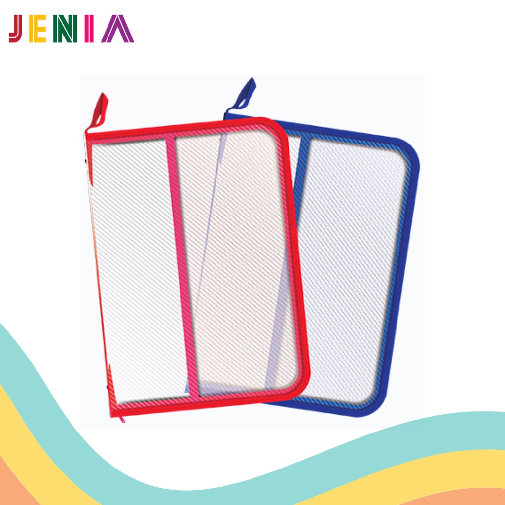 

TAS ZIPPER JARING POLOS F4 JENIA (1 PCS)