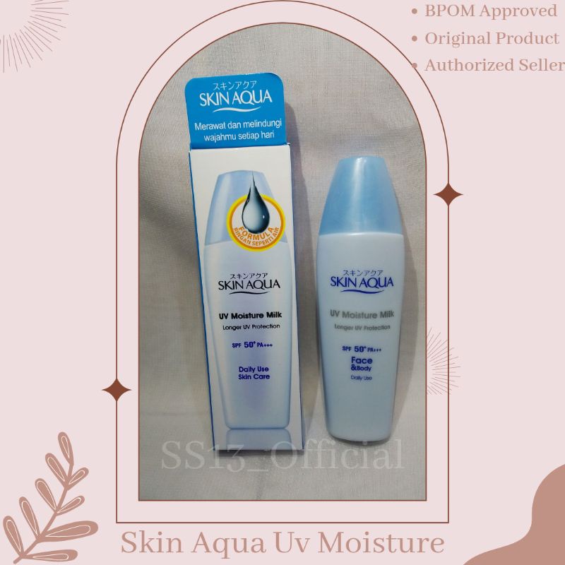 ✨SS13_Official✨Skin Aqua Uv Moisture Milk Spf 50+ 40G