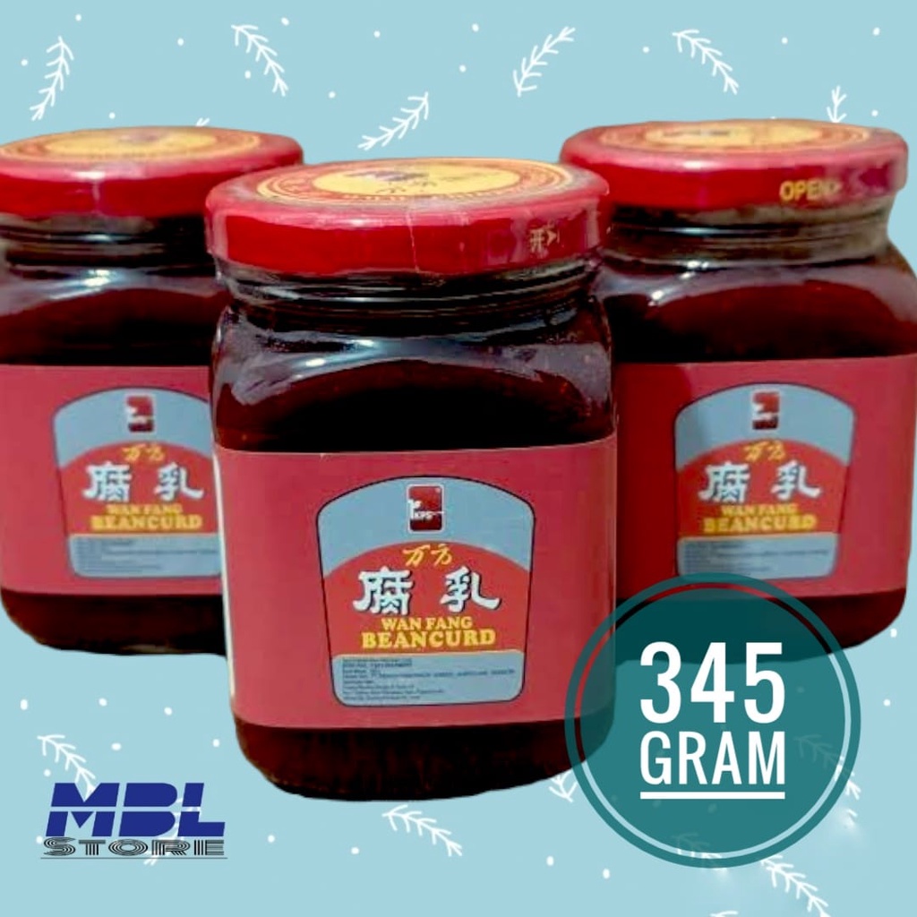 

Wan Fang Bean Curd Tauju Tahu Merah 345 gram