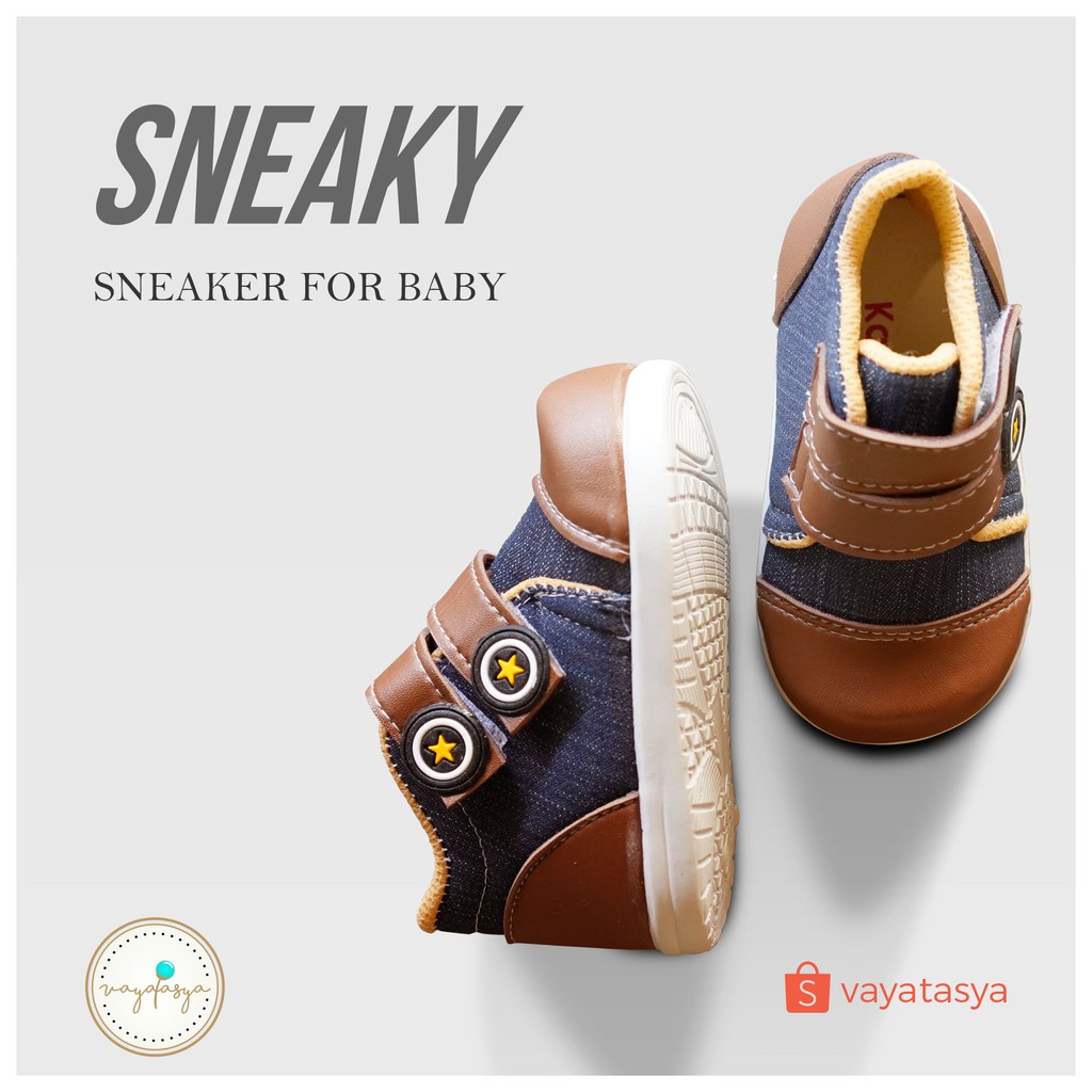 Vayatasya Karenina Sneaky | Sepatu sneaker anak bayi laki-laki | usia 1-6 tahun