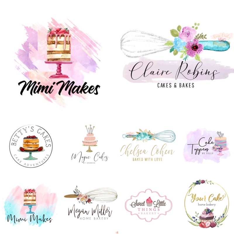 

(DRAN CAKES LOGO) JASA BIKIN DESAIN LOGO BISNIS OLSHOP MURAH
