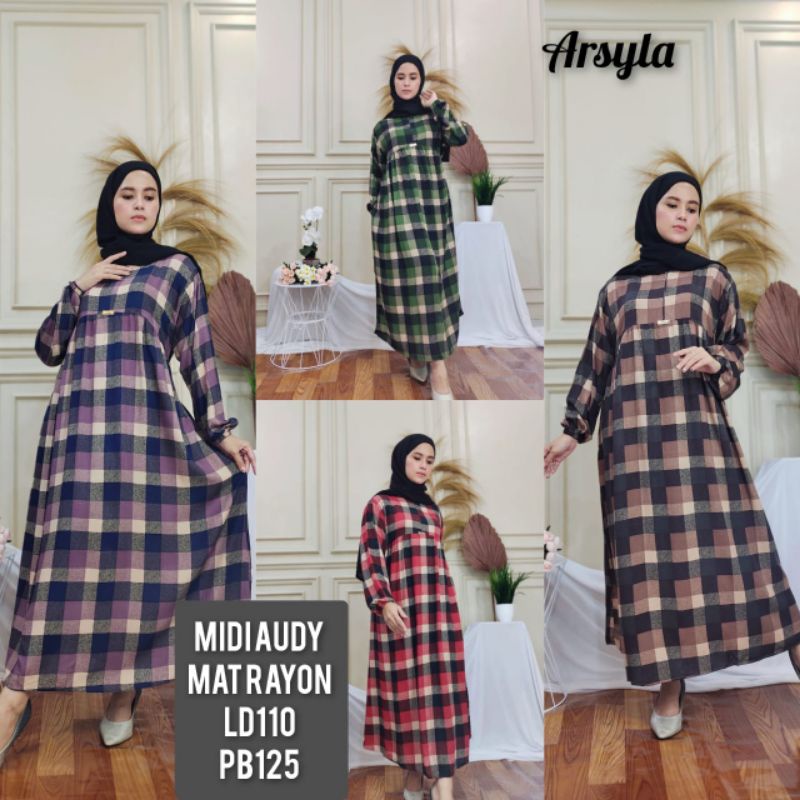 MIDI AUDY ORIGINAL BY ARSYLA// MIDI DRESS ORI// BRAND ARSYLA