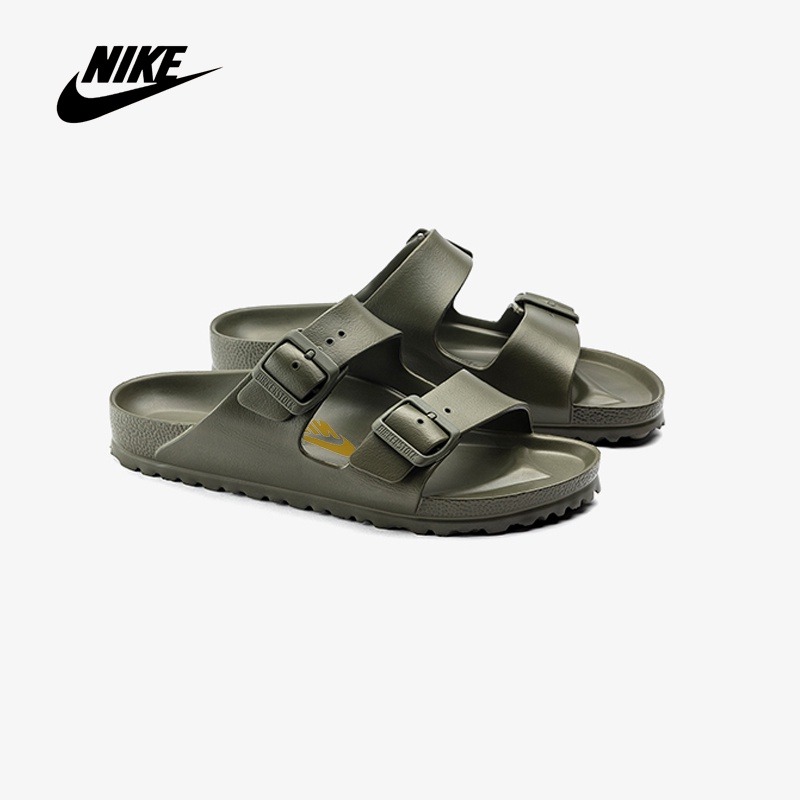 Nike Sandal Pria Sendal slop Pria Karet Lembut EVA Sepatu Pria Nyaman luar ruangan dapat SKamar Mandi Sandal Rumah Hotel Empuk  Anti Slip Size 40-45 Hitam biru hijau Cokelat