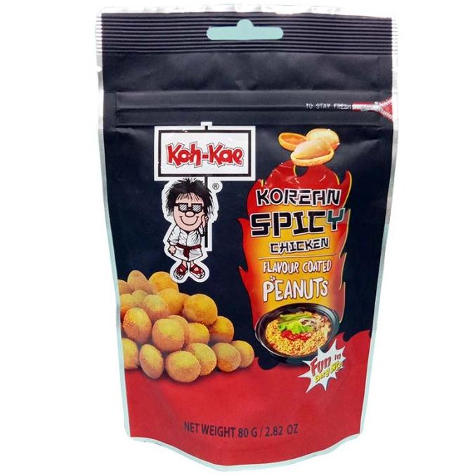 

best produk] KOH-KAE KOREAN SPICY CHICKEN FLAV COATED 80 G