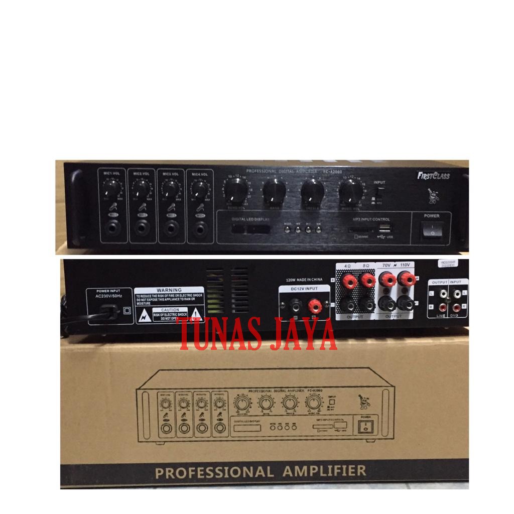 Amplifier Firtsclass FCA 2060 Model Toa 120watt FCA2060