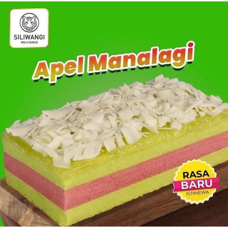 

Bolu Kukus Siliwangi Klasik Apel Manalagi