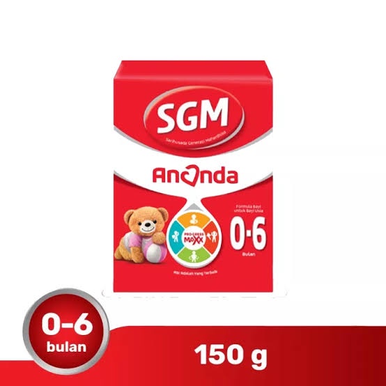 SGM Ananda Susu Formula Bayi 0 - 6 bulan 150 gr