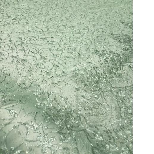 Fla⚡H ⚡ale 7.7 Kain Tulle Mutiara Double renda / bahan Tile renda / Terbaru / tile pinggiran terbaru