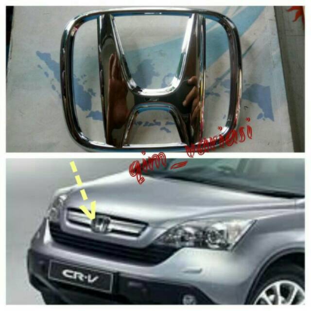 Emblem Logo H Honda CRV grill crv 07-11 gen 3