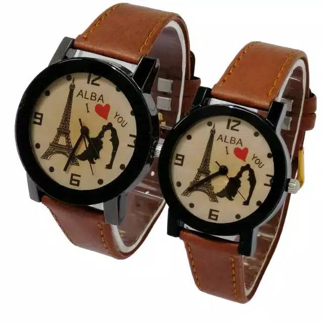 Fashionnable 💥 Jam Tangan Alba Paris Couple Dikirim Dari Jakarta