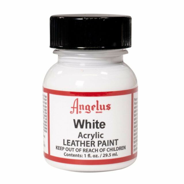 

ANGELUS LEATHER PAINT 1oz/ 29.ml WHITE