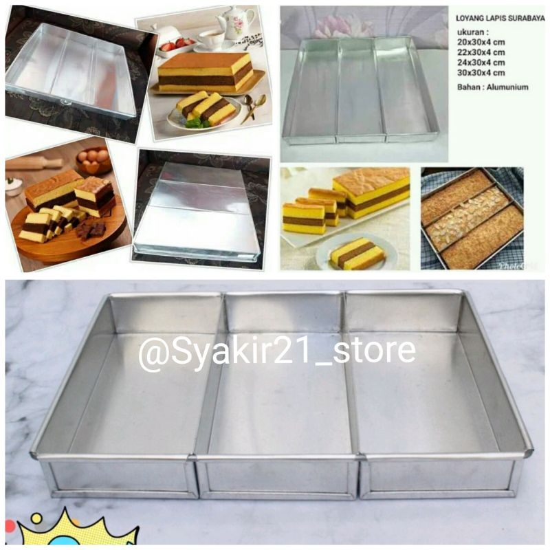 loyang kue lapis/cetakan kue lapis Surabaya gancet 3