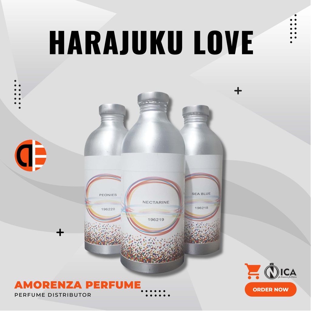 BIBIT PARFUM MURNI HARAJUKU LOVE - HARUKA NICA FRAGRANCE 250 ML SEGEL PABRIK