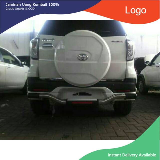 Pengaman belakang tanduk belakang bumper belakang rush terios