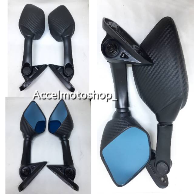 Spion Carbon R25 Spion Tangkai Pendek Import Nmax - Lexi - R15 - R25 - DLL BISA DI PAKAI DI MOTOR NMAX ADV DLL