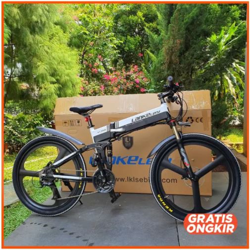 Sepeda Elektrik Lipat Smart 48V 10AH - Lankeleisi XT750 Sports