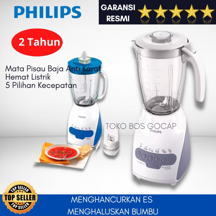 Blender Portable Philips Serbaguna Philip Belender Pilips Plastik Pilip Bumbu