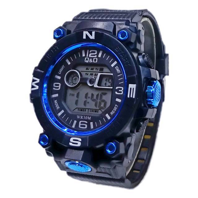 (Cod√)Jam Tangan Pria K-Sporty/Q&amp;Q Strap Rubber(Dikirim Dari Jakarta Pusat) ko