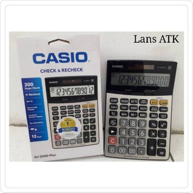 

Kalkulator - Calculator Casio DJ-220D PLUS ORIGINAL