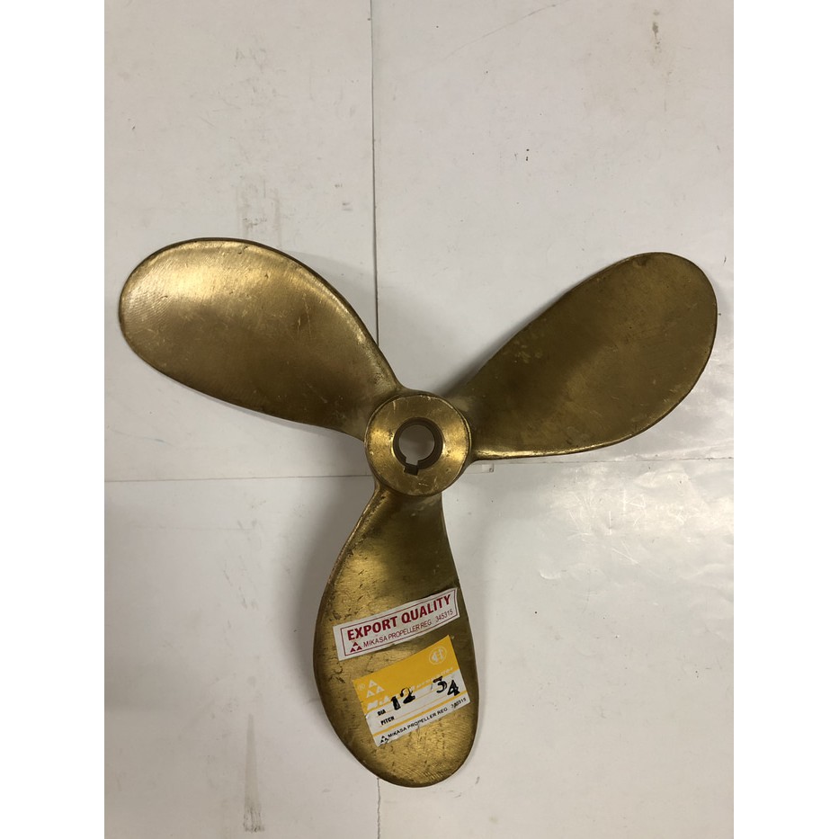 Wheel Propeller / Kipas Perahu Mikasa 12 inci 3 Daun