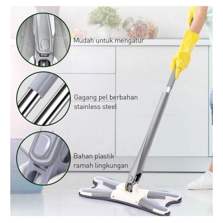 SHENAR SUPER MOP / ALAT PEL LANTAI  / ALAT PEL TANPA PERAS