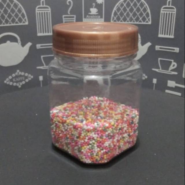 Toples Jar Plastik kotak/Botol Pet 150 ml/Sambal/Bumbu/Selai/Madu