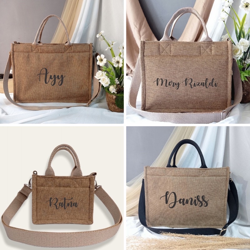 TOTE BAG | TAS GONI SINTETIS PREMIUM TAS SELEMPANG| TAS GAIL TAS MURAH PREMIUM TAS WANITA MURAH COD 
