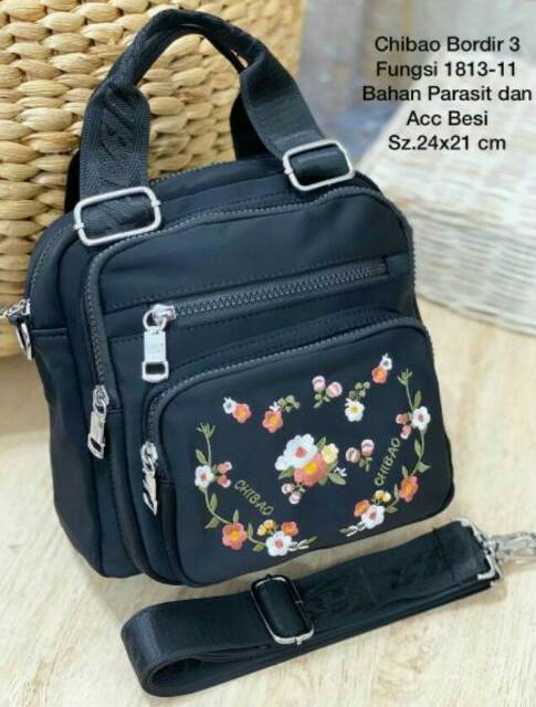 chibao 1813-11 uk M bordir bunga import/tas 3in1 chibao 1813 Mtip