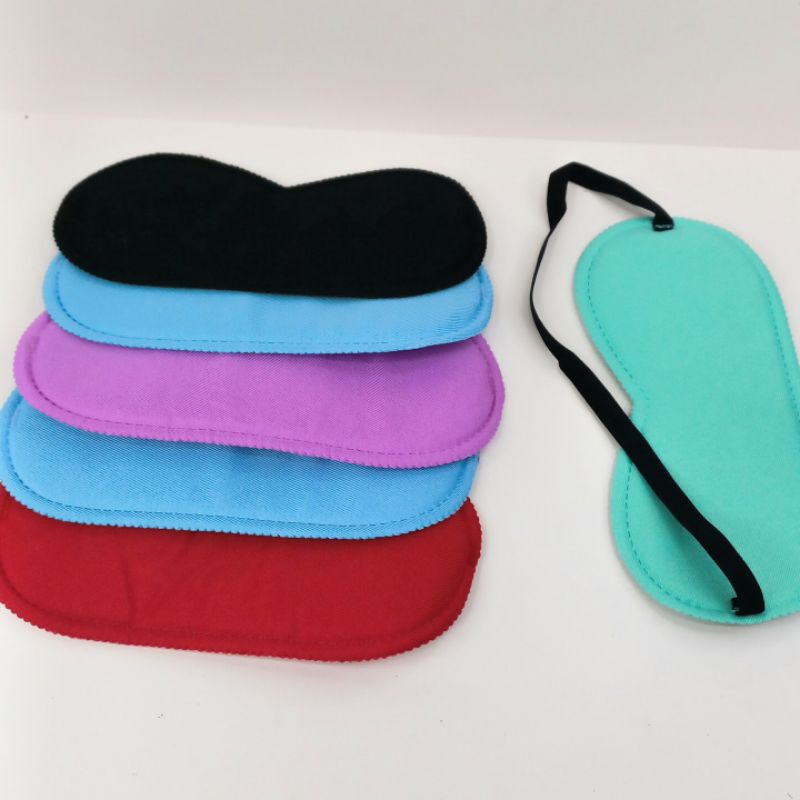 Penutup Mata Mau Tidur Isi 6Pcs Warna Polos