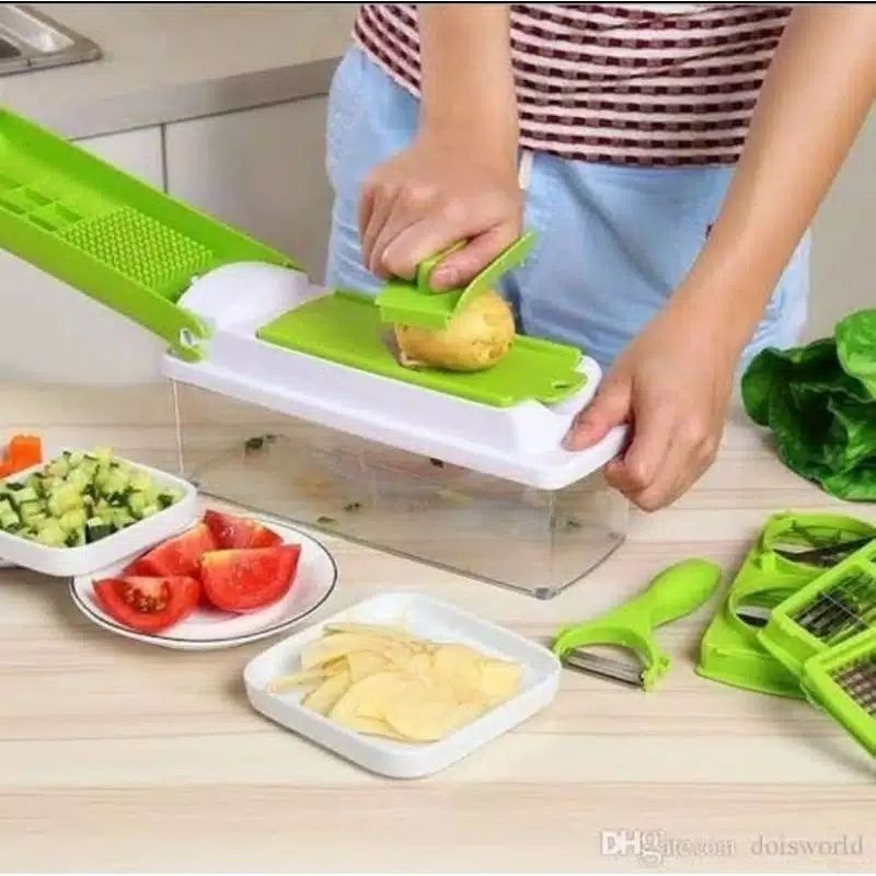 Genius Nicer Dicer Plus Parutan Pemotong Serbaguna